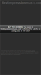 Mobile Screenshot of firstimpressionmusic.com