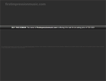 Tablet Screenshot of firstimpressionmusic.com